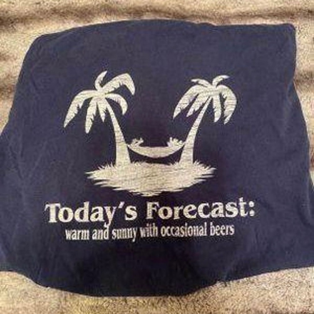 Funny Graphic Tee Navy Blue